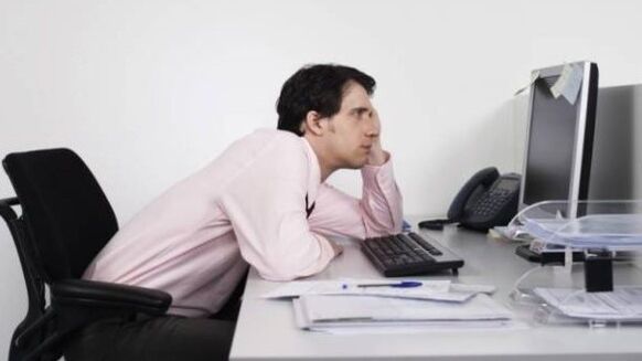 The cause of impotence is a work sitting